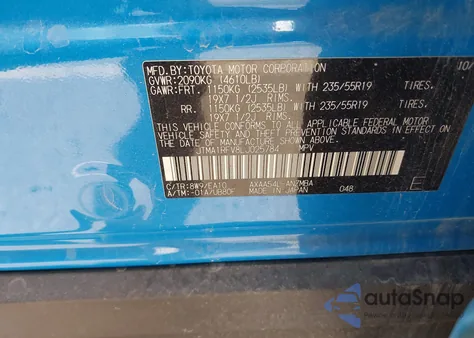 2020 Toyota Rav4 Xle Premium from USA, damaged, VIN JTMA1RFV8LJ025784